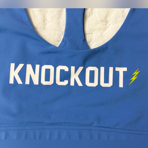 Spiritual Gangster “Knockout” Blue/Yellow 
Sports Bra Kendall Toole Peloton XXL - Picture 7 of 7